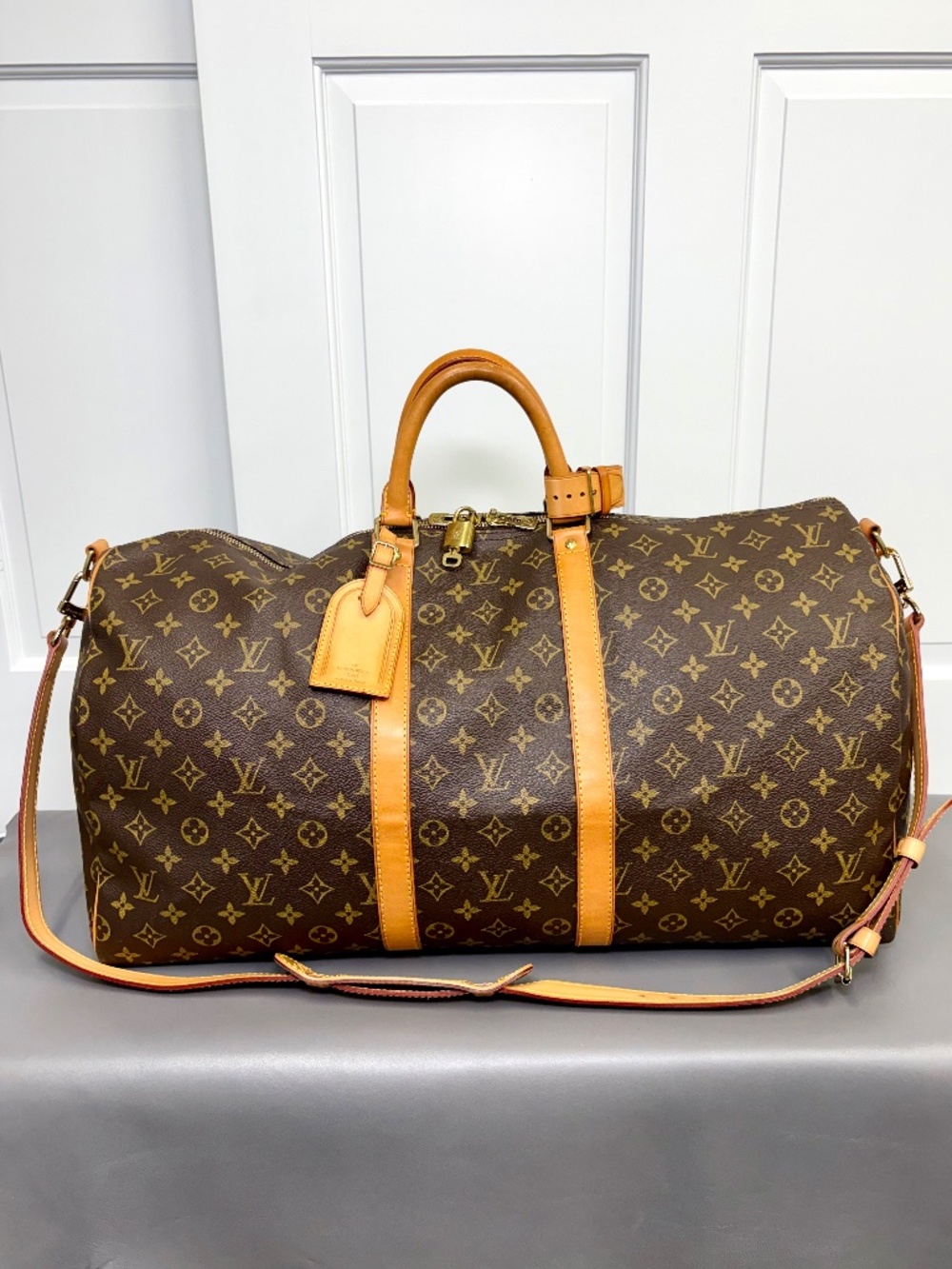 Louis Vuitton Monogram Keepall Bandouliere 55